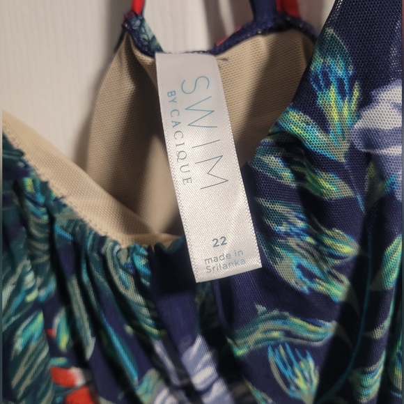 Cacique Blouson Tankini top NWT - Picture 5 of 6